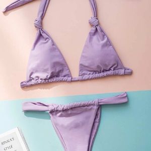 Lilac 2 piece swim suit